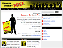 Tablet Screenshot of customerserviceisfree.com